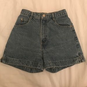 High waisted Jean shorts